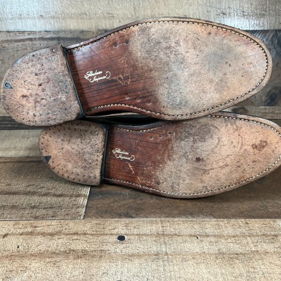 Vintage Florsheim Imperial 92604  V-Cleat Long Wingtip Men's 9.5 - Picture 3 of 10